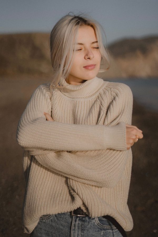 Sweter z golfem Cloud
